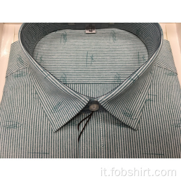 Camicia da lavoro a maniche lunghe tinta in filo